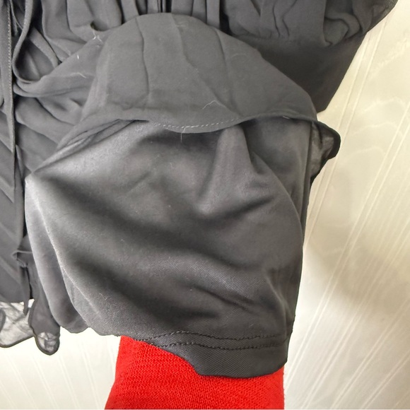 Torrid Mini chiffon pleated black dress size 1X - Picture 8 of 11